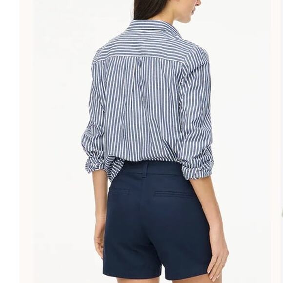 NWOT J. Crew 5" Classic Chino Short Navy Blue 14 - Picture 3 of 9